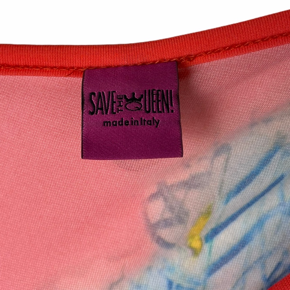Save The Queen mesh sheer stretch top M - Picture 8 of 11